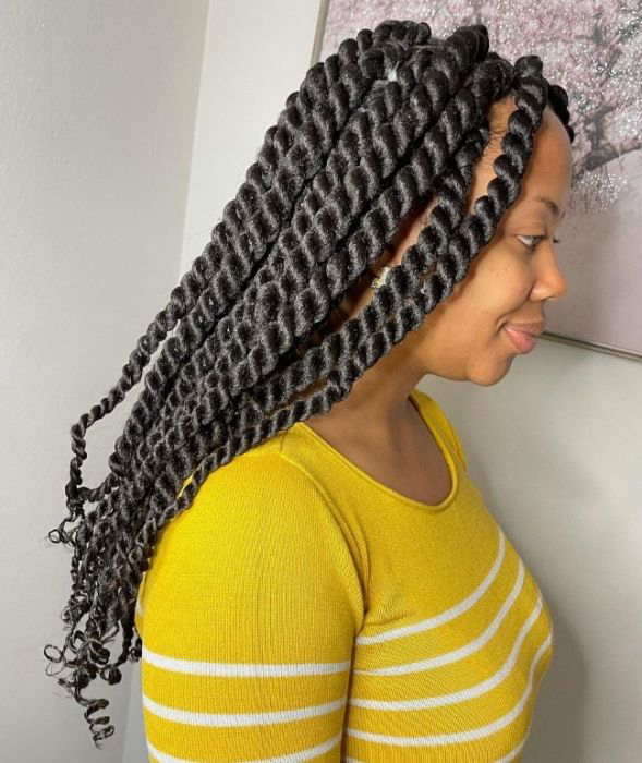 Braided hairstyle example 3