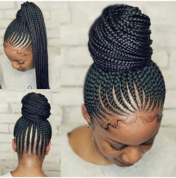 Braided hairstyle example 4
